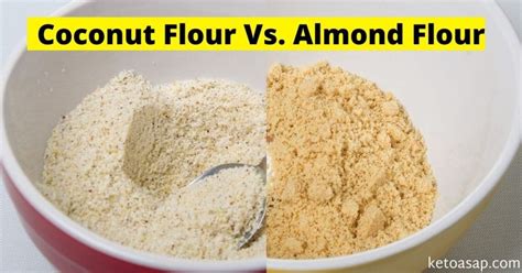 Coconut Flour Vs. Almond Flour Difference and How to Use - KetoASAP