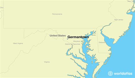 Where is Germantown, MD? / Germantown, Maryland Map - WorldAtlas.com