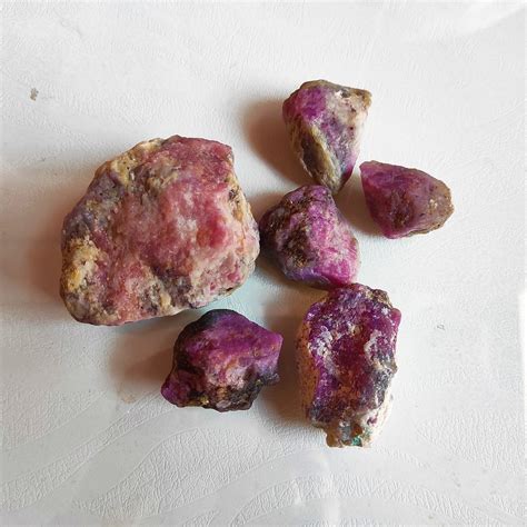 Natural Ruby Raw Stone for making jewelry 20mm To 60mm.top | Etsy