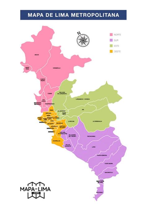 Mapa De Los Distritos De Lima Metropolitana | Free Hot Nude Porn Pic ...