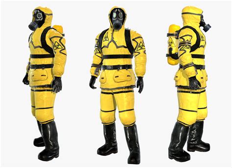 3D model Man In Protective Hazmat Suit VR / AR / low-poly rigged | CGTrader