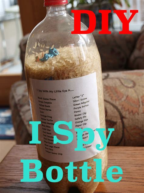 How to Make an "I Spy" Bottle | Nursing home crafts, Crafts for seniors ...