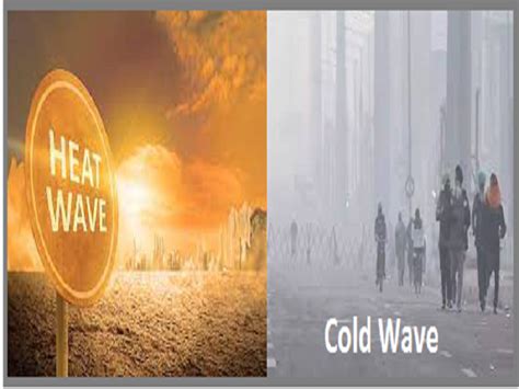 What is the difference between Heat Wave and Cold Wave?