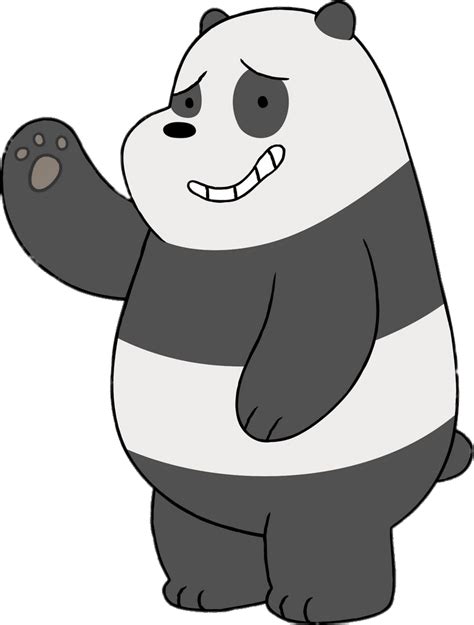 We Bare Bears Panda Waving transparent PNG - StickPNG