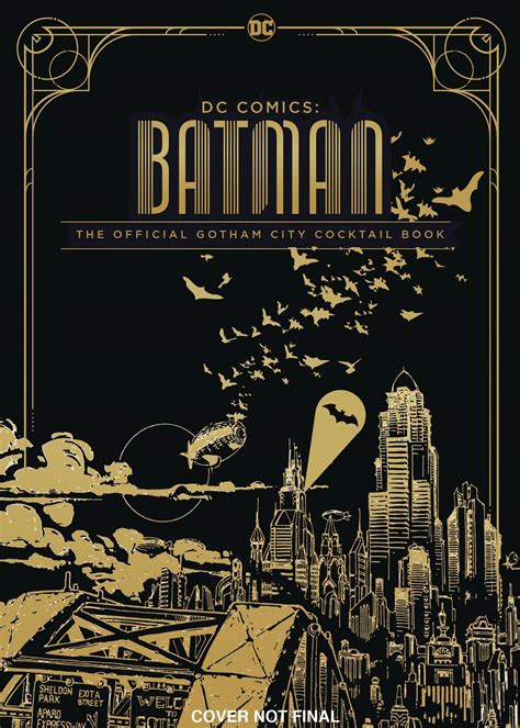 FEB211361 - DC COMICS OFFICIAL GOTHAM CITY COCKTAIL BOOK - Previews World