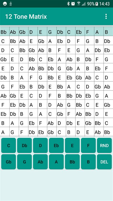 12 Tone Matrix Generator - Music Calculator:Amazon.de:Appstore for Android