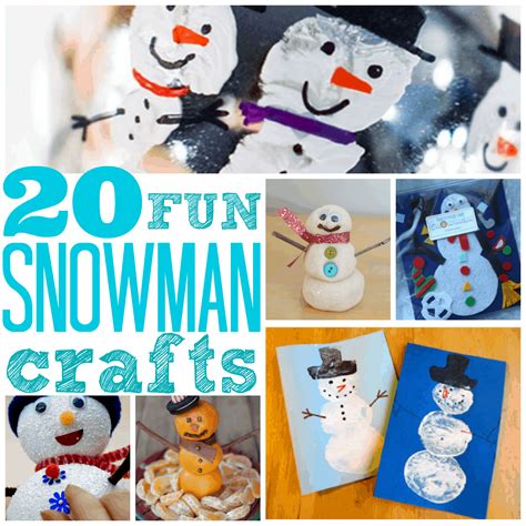 20 Fun Snowman Crafts For Kids - I Can Teach My Child!