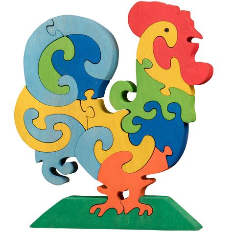 Oxemize Thick Wooden Jigsaw Puzzles for Toddlers Kids 2 3 4 5 Years Old ...