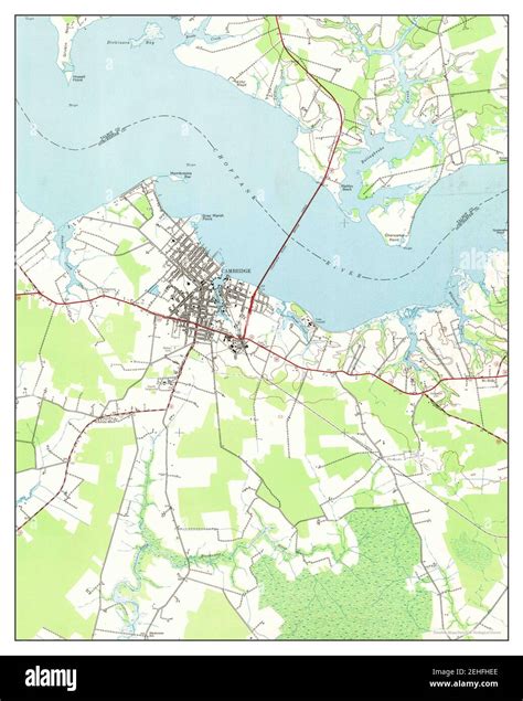 Old map of cambridge maryland hi-res stock photography and images - Alamy