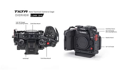 Full Camera Cage for Panasonic GH7/GH6 - Black | Tilta