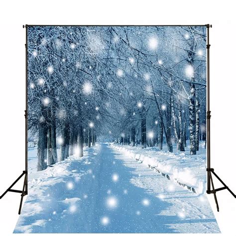 2017 Hot Photographic Backgrounds Winter Snow Photo Backdrops Toile De ...