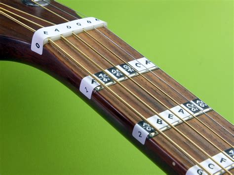 Guitar FRETBOARD NOTE STICKERS Learn Scales Fret Labels RH / LH Online ...