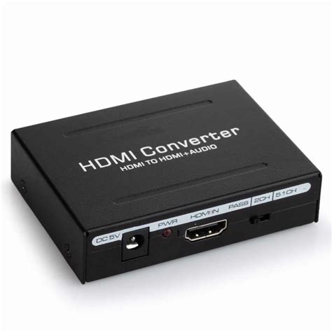 HDMI to HDMI and Optical TOSLINK SPDIF + Analog - Techouse Computer