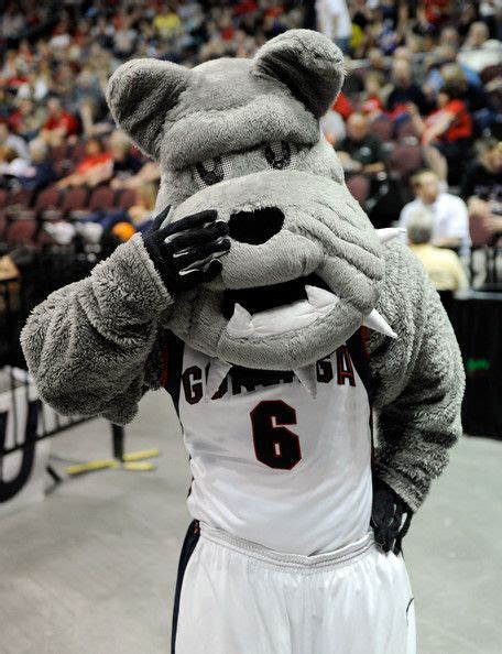 Gonzaga Mascot - Gonzaga mascot Spike during a game between IUPUI and ...