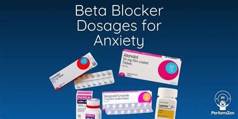 Beta Blocker Dosages for Anxiety - Best Dose for Stage Fright