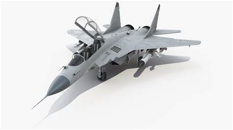 MiG 29 Tandem Aircraft with Armament Rigged 3D Model $199 - .max - Free3D