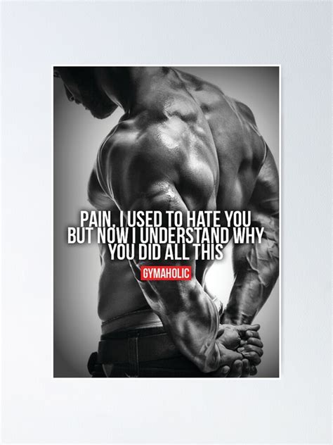 "Bodybuilding and Fitness Inspirational Quote" Poster by superfitstuff ...