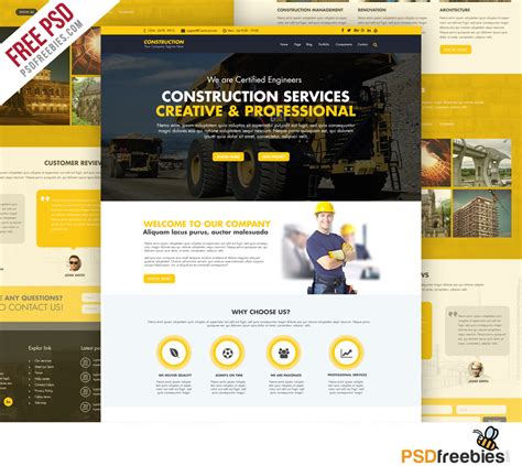 Free Psd Website Templates For Business – PARAHYENA