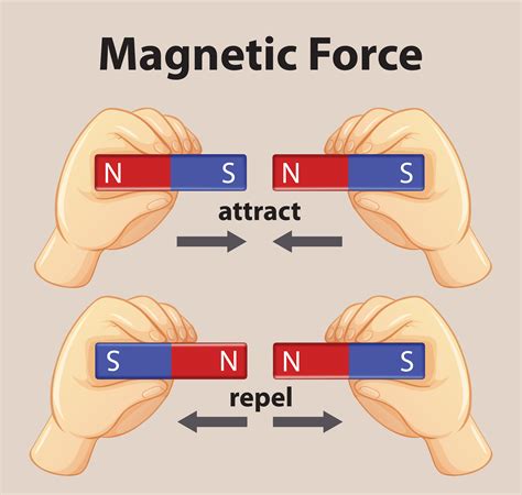 Magnetic force show magnetic attraction and repulsion for kids physics ...