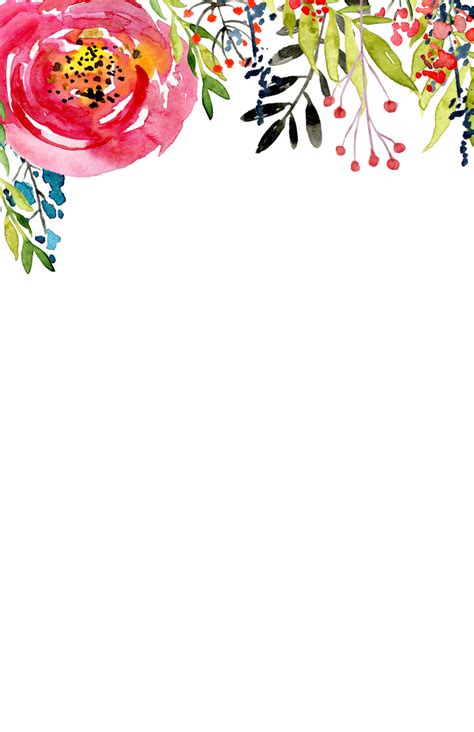 Free Printable Floral Stationery - Paper Trail Design