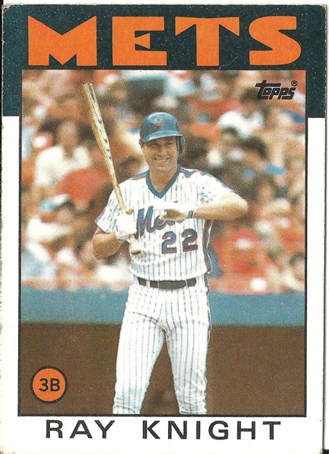 1986 Topps Blog: #27 Ray Knight