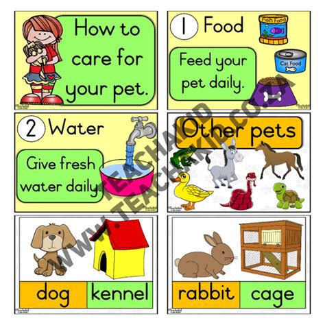 Pets – Life Skills theme (digital) – Teachakid