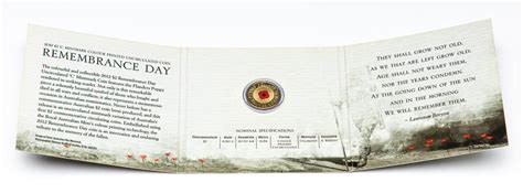 2012 Remembrance Day Coin with Mintmark in Booklet - Coins ...