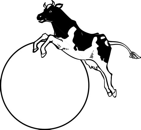 Download Moon, Cow, Jumping. Royalty-Free Vector Graphic - Pixabay