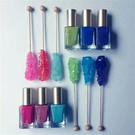 Rock candy colors | Best natural skin care, Makeup nails, Loreal