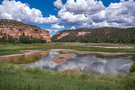 Ramah Reservoir Lake stock image. Image of southwest - 263790661