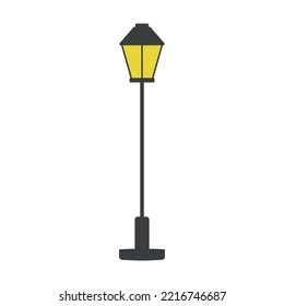 Street Lamp City Lighting Illustration Stock Vector (Royalty Free ...