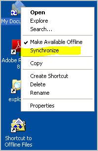Documents - Windows XP Offline Files for My Documents