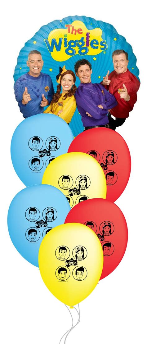 The Wiggles Party Supplies - The Wiggles Group Balloon Bouquet ...