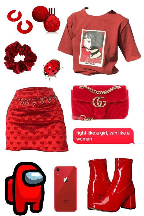 Red Among Us Character Outfit | ShopLook Funny Costumes, Halloween ...