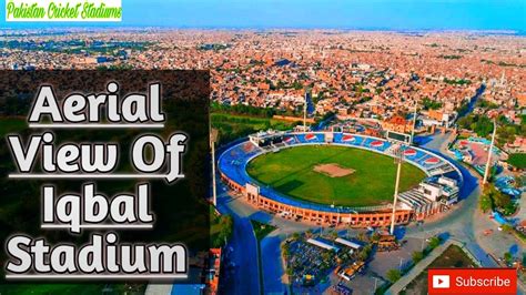 Aerial view of the Iqbal Stadium Faisalabad 🇵🇰 - YouTube