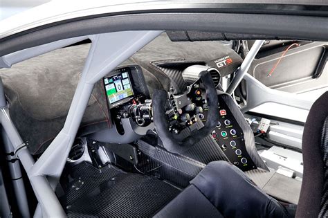 Amazing looking interior inside the Lamborghini Huracan GT3 race car ...