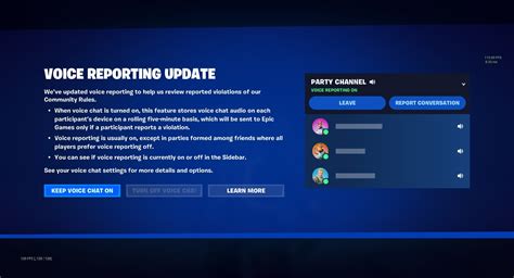 Voice chat update : r/FORTnITE