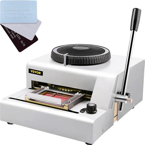 Amazon.com: BestEquip Embossing Machine 72 Character Card, Embosser ...