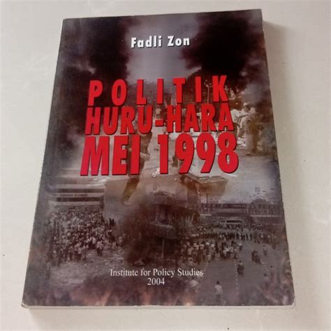 Jual Buku FADLI ZON Politik HURU-HARA MEi 1998 di Lapak Toko serba ...