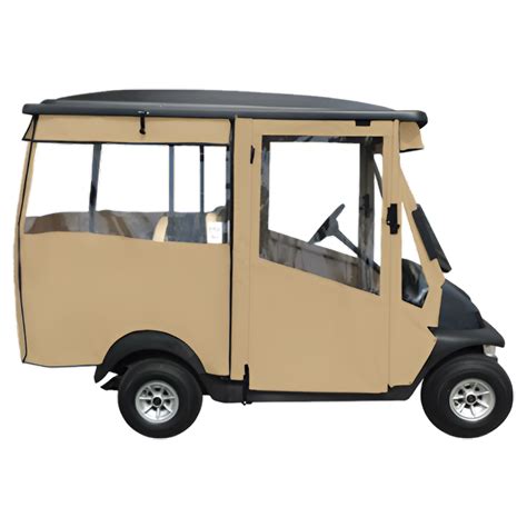 DoorWorks 4-Passenger Extended Hinged Enclosure / Cover for Golf Carts ...