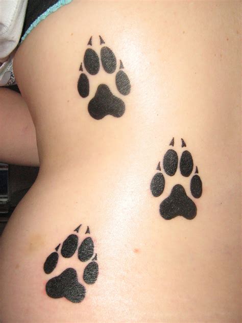 Paw Print Tattoos Designs, Ideas and Meaning | Tattoos For You