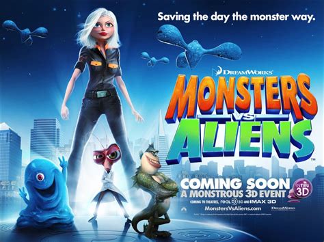 Monsters Vs. Aliens (2009) poster - FreeMoviePosters.net