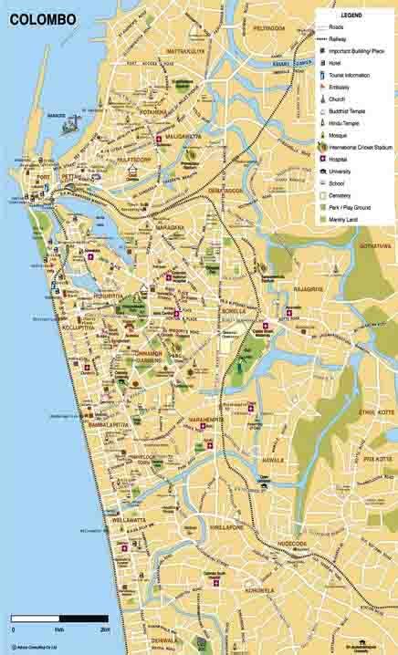 Colombo City Map And Location Finder