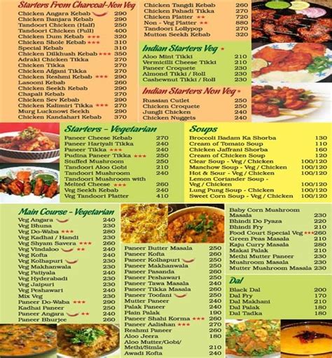 Food Court Menu, Menu for Food Court, Baner, Pune - Zomato