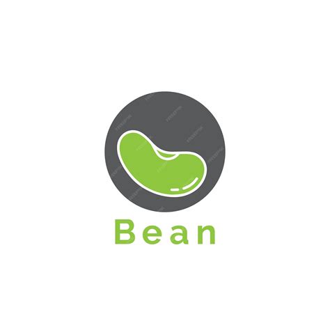 Premium Vector | Bean logo design vector templet