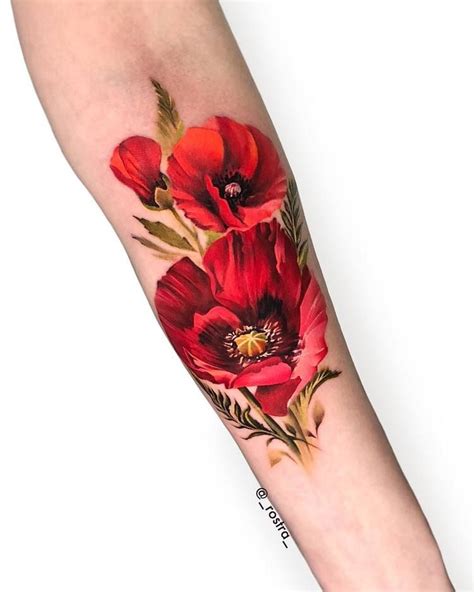 60 Beautiful Poppy Tattoo Designs for Women | TattooAdore | Poppies ...