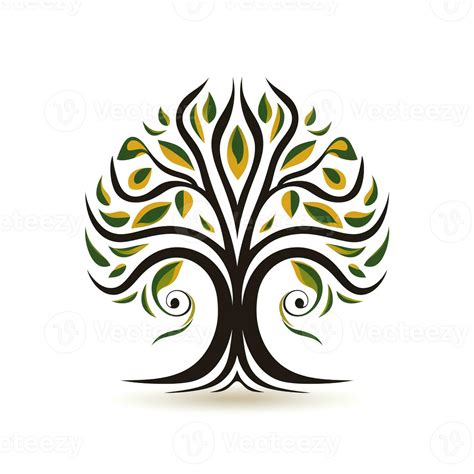 AI generated a tribal tree logo. Generative AI 36102248 Stock Photo at ...