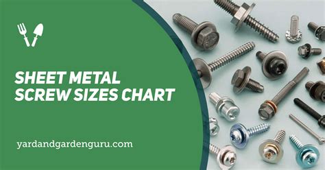 Sheet Metal Screw Sizes Chart