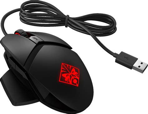 Best Buy: HP OMEN Reactor Wired Optical-Mechanical Gaming Mouse with ...