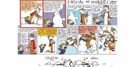 20 Best Calvin And Hobbes Snowman Comic Strips